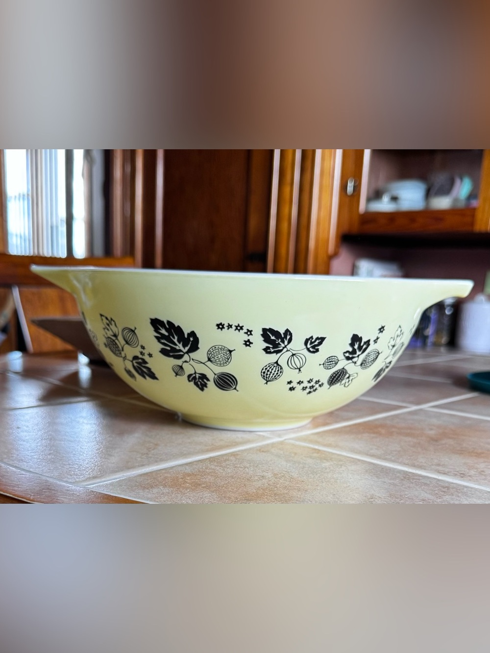 Gooseberry Pyrex Cinderella Mixing Bowl